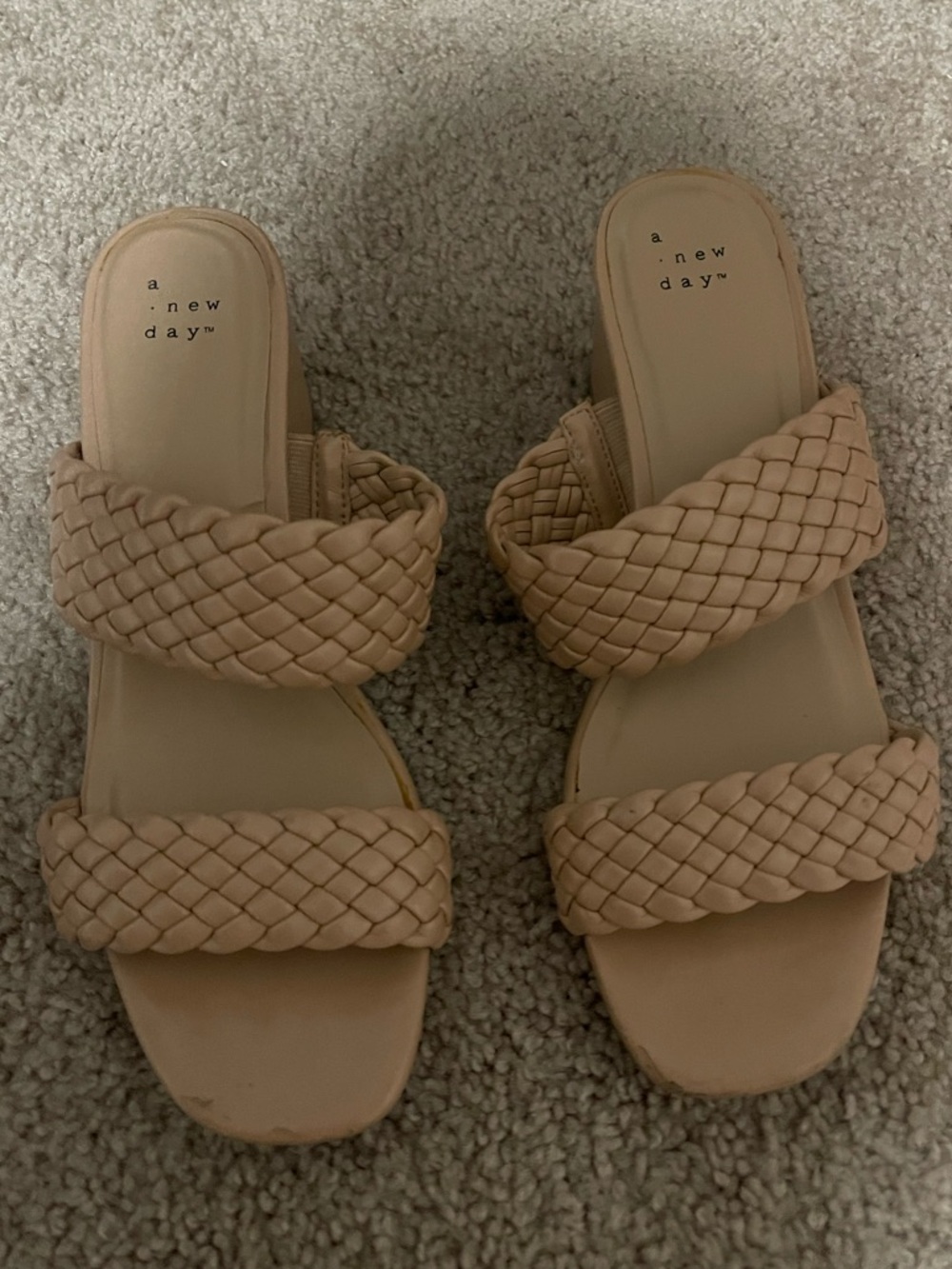 Target block braided heels